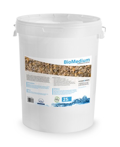 HYDROIDEA BioMedium 25l Naturalne kruszywo