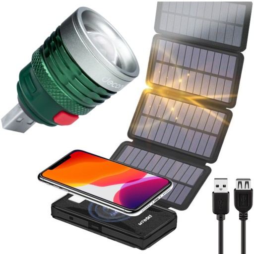 DUŻY MOCNY POWER BANK POJEMNY 20000 VmAh ŁADOWARKA