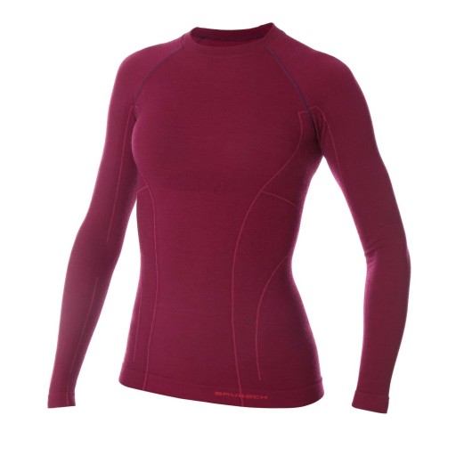 Damska koszulka termoaktywna Brubeck Active Wool LS12810 L