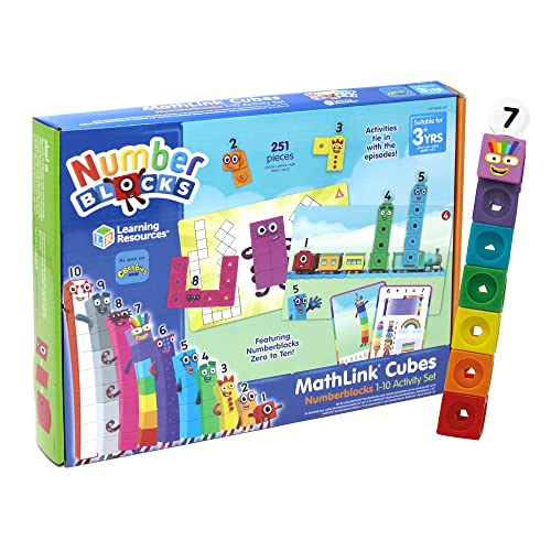 Learning Resources MathLink Kostki Numerbloki 1-10
