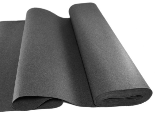 Filc 2mm, 480g, szer.100cm, 0.1mb- grafit melanż