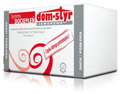 STYROPIAN DOM-STYR EPS 100 DACH PODŁOGA 036 10CM