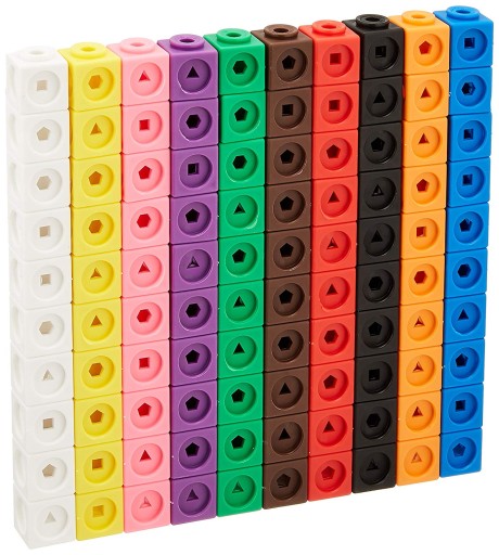 Kostki matematyczne Learning Resources LER 4285 100 elementów