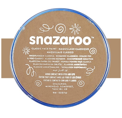 Farba do twarzy i ciała Snazaroo 18 ml BEŻOWY Barely Beige