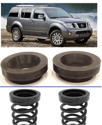 Nissan Pathfinder R51 podkładki sprężyn lift 25mm