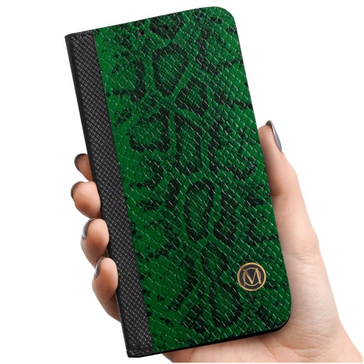 SKÓRA NATURALNA ETUI Z KLAPKĄ PORTFEL DO SAMSUNG GALAXY M13 4G WZORY