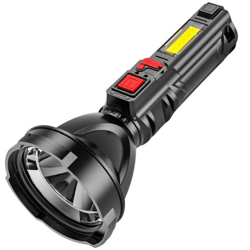 COB Strong Light Flashlight Rechargeable Lighting