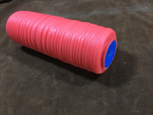 Wałek 24 cm do wyciskania wzoru deski + 3 sęki