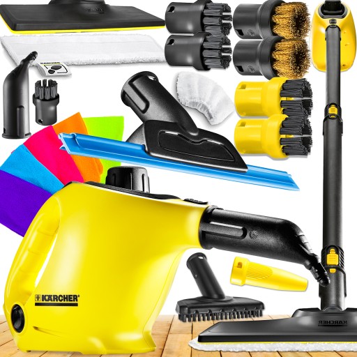 MYJKA PAROWA PAROWNICA KARCHER SC1 EASYFIX MOP PAROWY +DYSZA DO OKIEN XXXXL