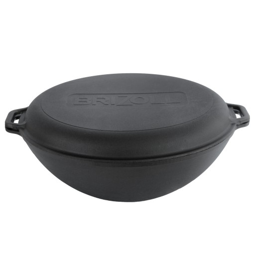 Patelnia żeliwna WOK 8l z patelnią