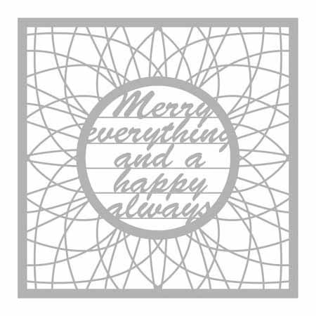 MASKA / SZABLON - Merry everything and happy always