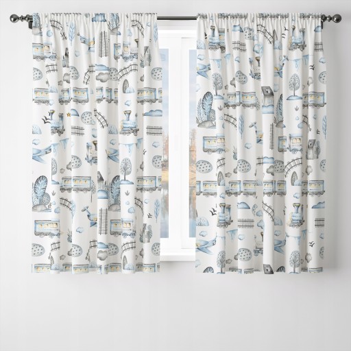 ZASŁONY ZASŁONKI OZDOBNE+GWIAZDKI 155x155cm 2szt.