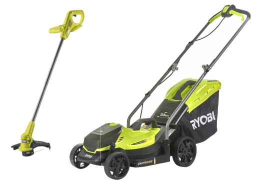 Ryobi Kosiarka do trawy 18V 33cm 4ah + podkaszarka