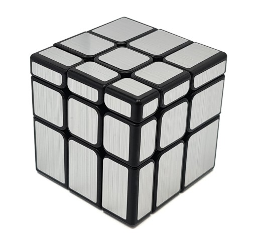 Kostka logiczna 3x3 ASYMETRYCZNA Mirror SREBRNA