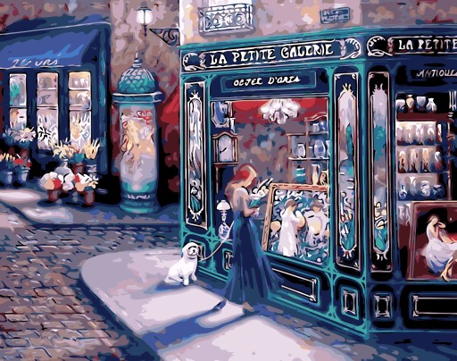 Obraz do MALOWANIA PO NUMERACH La Petite galerie