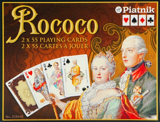 KARTY DO GRY PIATNIK LUX ROCOCO