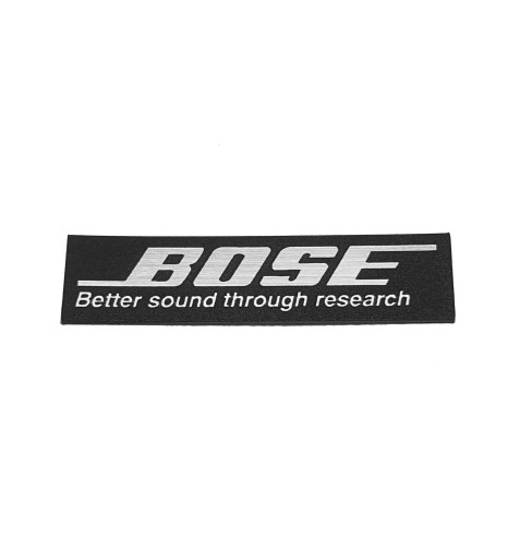 Naklejka Emblemat BOSE srebrna 50x12mm