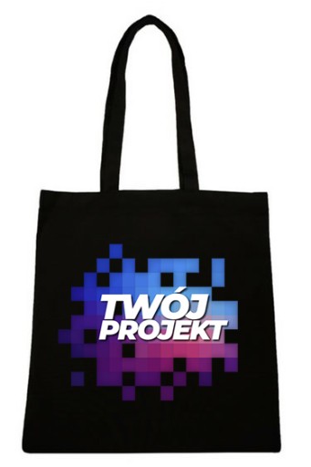 Torba z nadrukiem TWÓJ PROJEKT LOGO ekologiczna