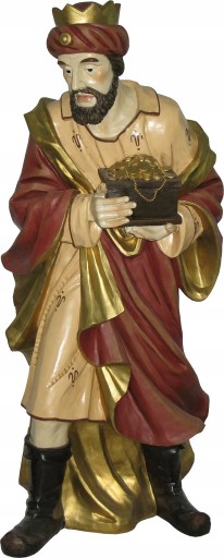 FIGURA KRÓL DO SZOPKI ŻŁOBKA 145 CM ŻYWICA