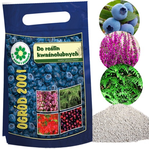 NAWÓZ DO KWAŚNOLUBNYCH S 5kg HORTENSJI BORÓWKI