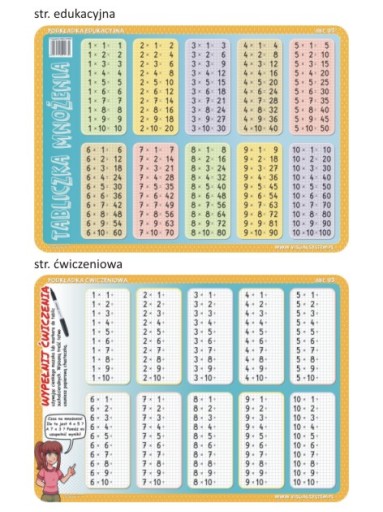 PODKŁADKA EDUKACYJNA. ABC 03. MATEMATYKA. TABLIC..