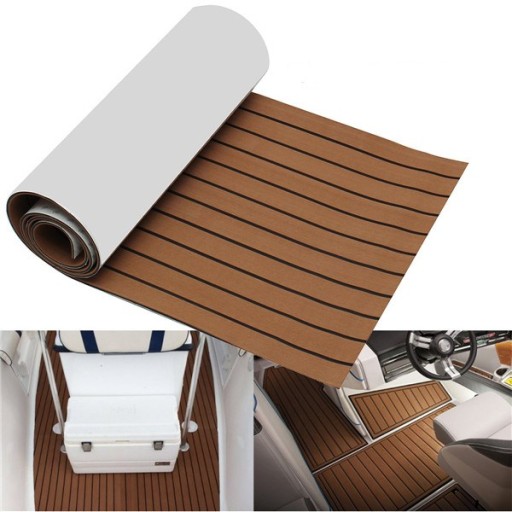 TEAK EVA MATA PODŁOGOWA DO ŁODZI JACHTOWEJ 240X60CM