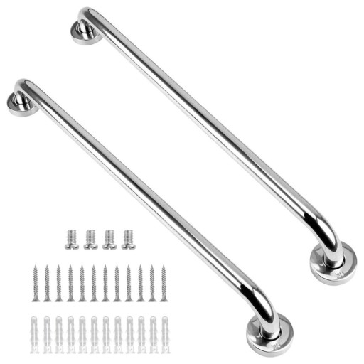 UCHWYTY ŁAZIENKOWE SUPREGEAR 60CM STAL NIERDZEWNA