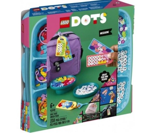 LEGO DOTS Megazestaw zawieszek - wiadomości 41949