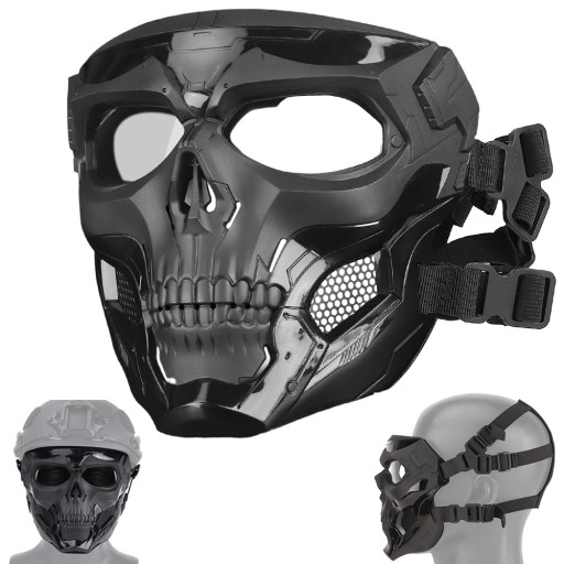 MASKA BRĄZOWY NIEDŹWIEDŹ NA HALLOWEEN STRÓJ LED