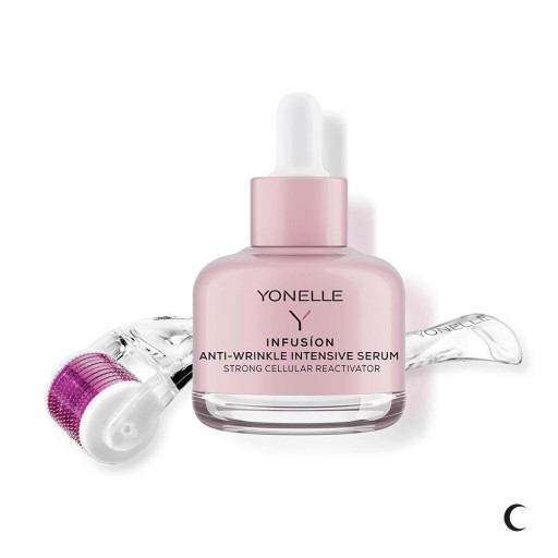 Yonelle Infusion Serum + Mezoroller ujedrniająca kuracja do twarzy