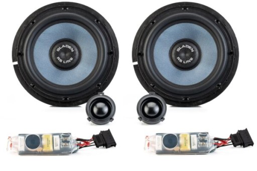 System głośników do Golfa 4, Bora - Gladen ONE 165RS - 85W RMS, 165mm