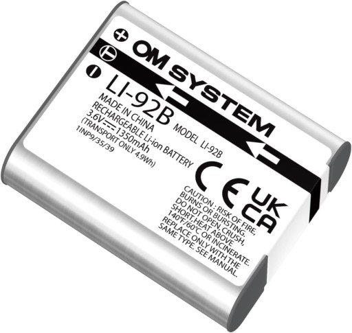 Bateria Olympus LI-92B 1350 mAh przetłumaczona przez Olympus a