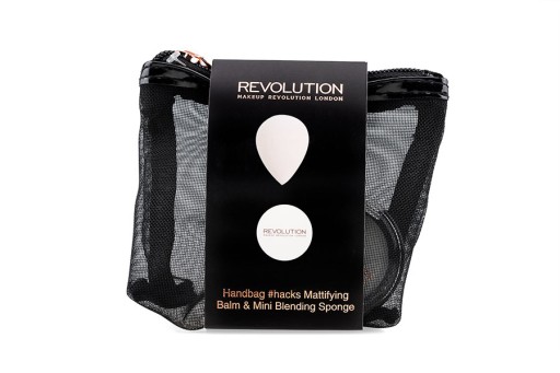 Makeup Revolution Handbag Hacks Mattifying Balm & Mini Blending Sponge
