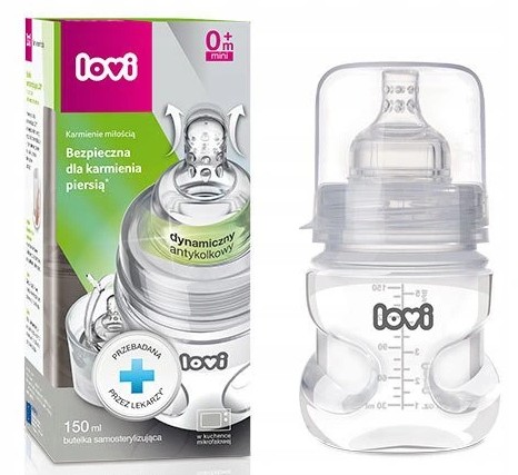 LOVI Butelka 150ml samosterylizująca 21/573 0m+ mini