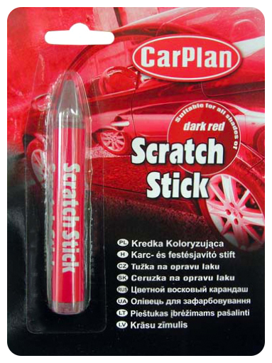 KREDKA KOLORYZUJĄCA NA RYSY DO LAKIERU CZERWONA