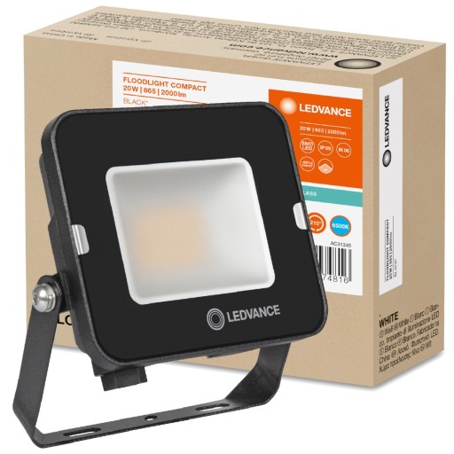 Naświetlacz HALOGEN LED 20W 6500K Czarny LEDVANCE