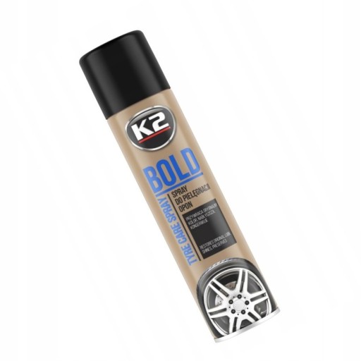 K2 BOLD 600 ML NABŁYSZCZA I PIELĘGNUJE OPONY SPRAY