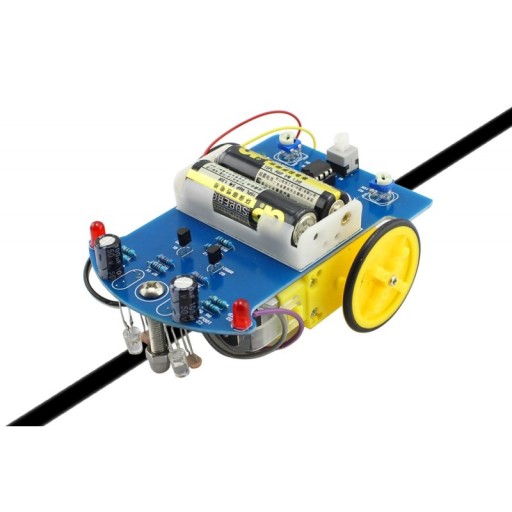 ROBOT ŚLEDZĄCY LINIĘ - LINE TRACKING CAR D2-1 ZESTAW DO MONTAŻU