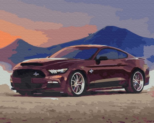 Malowanie po numerach - zestaw Artimento - Mustang