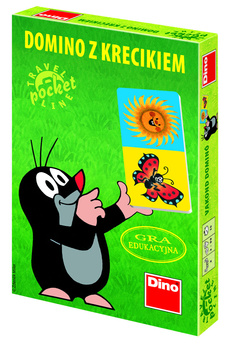 Krecik i przyjaciele gra dla dzieci DOMINO 28 el.