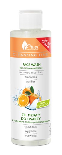 Cleansing Line Żel do twarzy pomarańcza Ava 200 ml