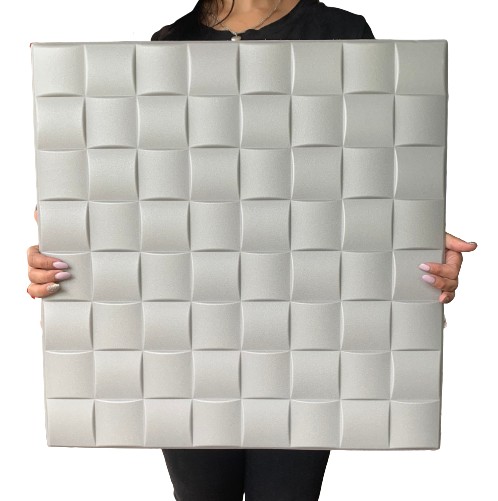 Szare KASETONY sufitowe 3D Panele DEKORACYJNE sz16