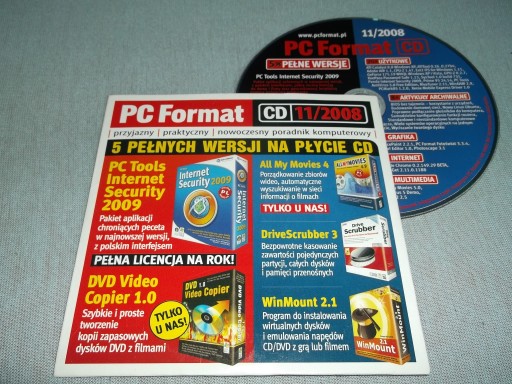 PC FORMAT 11 / 2008 - Płyta od czasopisma