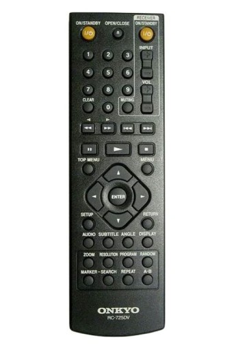 NOWY ORYGINALNY PILOT DVD ONKYO RC-725DV / DV-SP406