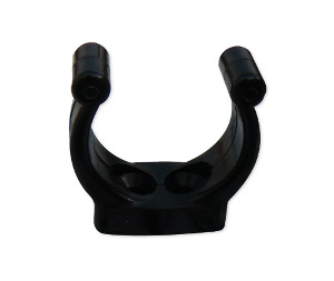 Klips - zacisk do wiosła 30 mm czarny