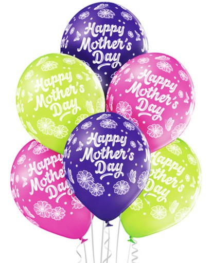 BALONY PASTELOWE DZIEŃ MATKI MAMY-6 SZTUK-3468