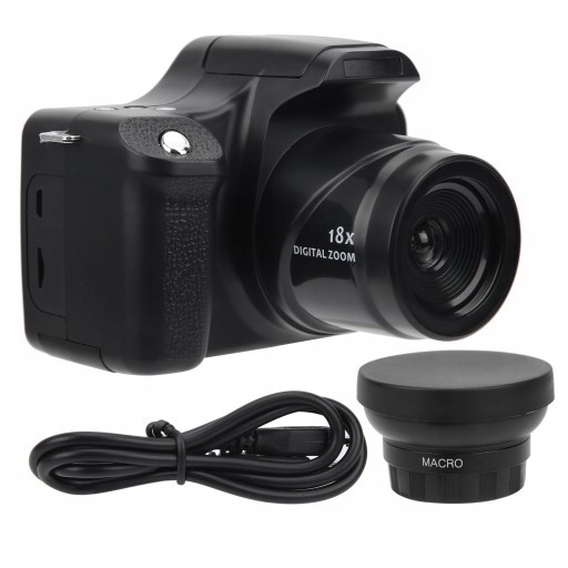 Lustrzanka cyfrowa z 18-krotnym zoomem CMOS 5MP