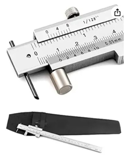 SUWMIARKA TRASERSKA Z RYSIKIEM 200 - 0.05 mm