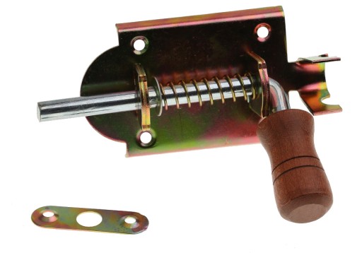 ZASUWKA ZASUWA SPRĘŻYNOWA ZACZEP WRZECIĄDZ 100 mm