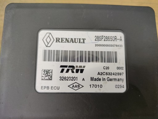 Renault moduł hamulca ręcznego 285F28650R-A